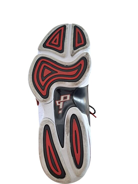 Nike Air Scottie Pippen 6 Men\'s 12.5 White/Black/Red Basketball Shoes main image 12
